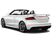 AUT 45 IZ0109 01
2013 Audi TT RS Convertible White 3/4 Rear View Studio
