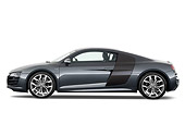 AUT 45 IZ0137 01
2011 Audi R8 5.2 V10 FSI Gray Profile View Studio