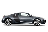 AUT 45 IZ0138 01
2011 Audi R8 5.2 V10 FSI Gray Profile View Studio
