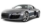 AUT 45 IZ0140 01
2011 Audi R8 5.2 V10 FSI Gray 3/4 Front View Studio