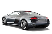 AUT 45 IZ0142 01
2011 Audi R8 5.2 V10 FSI Gray 3/4 Rear View Studio