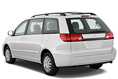 AUT 45 IZ0150 01
2010 Toyota Sienna Minivan White 3/4 Rear View Studio