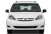AUT 45 IZ0151 01
2010 Toyota Sienna Minivan White Front View Studio