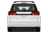 AUT 45 IZ0152 01
2010 Toyota Sienna Minivan White Rear View Studio