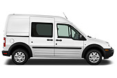 AUT 45 IZ0154 01
2013 Ford Transit XL Wagon White Profile View On White Seamless