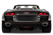 AUT 45 IZ0215 01
2011 Audi R8 Spyder V10 Convertible Brown Rear View On White Seamless