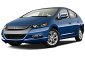 AUT 45 IZ0228 01
2011 Honda Insight EX-L Blue 3/4 Front View On White Seamless