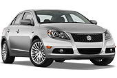 AUT 45 IZ0246 01
2013 Suzuki Kizashi SLS Silver 3/4 Front View On White Seamless