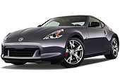 AUT 45 IZ0269 01
2012 Nissan 370Z 40th Anniversary Edition Coupe Graphite 3/4 Front View On White Seamless