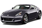 AUT 45 IZ0270 01
2012 Nissan 370Z 40th Anniversary Edition Coupe Graphite 3/4 Front View On White Seamless