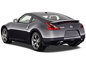 AUT 45 IZ0271 01
2012 Nissan 370Z 40th Anniversary Edition Coupe Graphite 3/4 Rear View On White Seamless