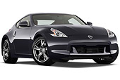 AUT 45 IZ0272 01
2012 Nissan 370Z 40th Anniversary Edition Coupe Graphite 3/4 Front View On White Seamless