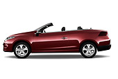 AUT 45 IZ0291 01
2013 Renault Megane Coupe Convertible Red Profile View On White Seamless