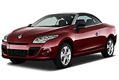 AUT 45 IZ0293 01
2013 Renault Megane Coupe Convertible Red 3/4 Front View On White Seamless