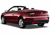 AUT 45 IZ0296 01
2013 Renault Megane Coupe Convertible Red 3/4 Rear View On White Seamless