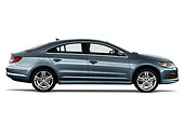 AUT 45 IZ0308 01
2012 Volkswagen CC Sport R-Line Sedan Blue Profile View On White Seamless