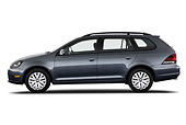 AUT 45 IZ0315 01
2010 Volkswagen Jetta SportWagen S Gray Profile View On White Seamless
