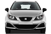 AUT 45 IZ0339 01
2011 SEAT Ibiza ST 5 Door Wagon Silver Front View On White Seamless