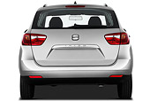AUT 45 IZ0340 01
2011 SEAT Ibiza ST 5 Door Wagon Silver Rear View On White Seamless