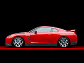 AUT 45 RK0035 01
2010 Nissan GT-R Red Profile View Studio