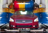 AUT 46 BK0012 01
2011 Nissan Maxima 3.5 SV Premium Red Head On View In Car Wash
