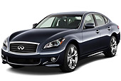 AUT 46 IZ0011 01
2013 Infiniti M37S Sedan Blue 3/4 Front View On White Seamless