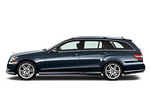 AUT 46 IZ0017 01
2011 Mercedes-Benz E350 4Matic Wagon Blue Profile View On White Seamless