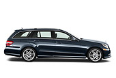 AUT 46 IZ0018 01
2011 Mercedes-Benz E350 4Matic Wagon Blue Profile View On White Seamless
