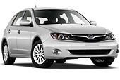 AUT 46 IZ0028 01
2011 Subaru Impreza Wagon 2.5i Premium White 3/4 Front View On White Seamless