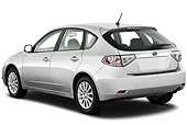 AUT 46 IZ0030 01
2011 Subaru Impreza Wagon 2.5i Premium White 3/4 Rear View On White Seamless