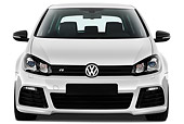 AUT 46 IZ0047 01
2012 Volkswagen Golf Hatchback White Front View On White Seamless