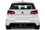AUT 46 IZ0048 01
2012 Volkswagen Golf Hatchback White Rear View On White Seamless