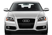 AUT 46 IZ0060 01
2012 Audi A3 Premium Hatchback Silver Front View On White Seamless