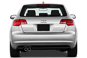 AUT 46 IZ0061 01
2012 Audi A3 Premium Hatchback Silver Rear View On White Seamless
