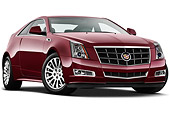 AUT 46 IZ0065 01
2013 Cadillac CTS Coupe Premium Red 3/4 Front View On White Seamless