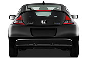 AUT 46 IZ0094 01
2011 Honda CRZ EX Sport Hybrid Coupe Black Rear View On White Seamless