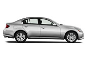 AUT 46 IZ0096 01
2012 Infiniti G25 Journey Sedan Silver Profile View On White Seamless