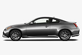 AUT 46 IZ0103 01
2013 Infiniti G37 IPL Coupe Gray Profile View On White Seamless