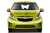 AUT 46 IZ0117 01
2013 Chevrolet Spark LS 5 Door Hatchback Green Front View On White Seamless