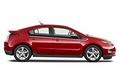 AUT 46 IZ0121 01
2013 Chevrolet Volt Red Profile View On White Seamless