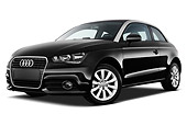 AUT 46 IZ0146 01
2013 Audi A1 3 Door Hatchback Black 3/4 Front View On White Seamless