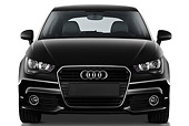 AUT 46 IZ0149 01
2013 Audi A1 3 Door Hatchback Black Front View On White Seamless