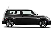 AUT 46 IZ0176 01
2013 Mini Cooper Clubman S Black Profile View On White Seamless