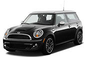 AUT 46 IZ0177 01
2013 Mini Cooper Clubman S Black 3/4 Front View On White Seamless