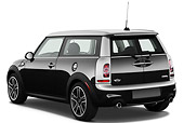 AUT 46 IZ0180 01
2013 Mini Cooper Clubman S Black 3/4 Rear View On White Seamless