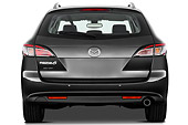 AUT 46 IZ0198 01
2013 Mazda6 Active Wagon Black Rear View On White Seamless