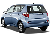 AUT 46 IZ0205 01
2013 Toyota Verso-S Terra 5 Door Hatchback Blue 3/4 Rear View On White Seamless