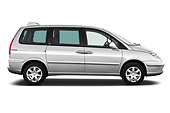AUT 46 IZ0217 01
2013 Peugeot 807 SV Executive Minivan Silver Profile View On White Seamless