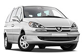 AUT 46 IZ0220 01
2013 Peugeot 807 SV Executive Minivan Silver 3/4 Front View On White Seamless