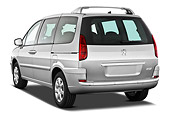AUT 46 IZ0221 01
2013 Peugeot 807 SV Executive Minivan Silver 3/4 Rear View On White Seamless